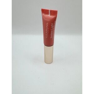 Clarins Instant Light Natural Lip Perfector Rose Pink Travel Size NEW